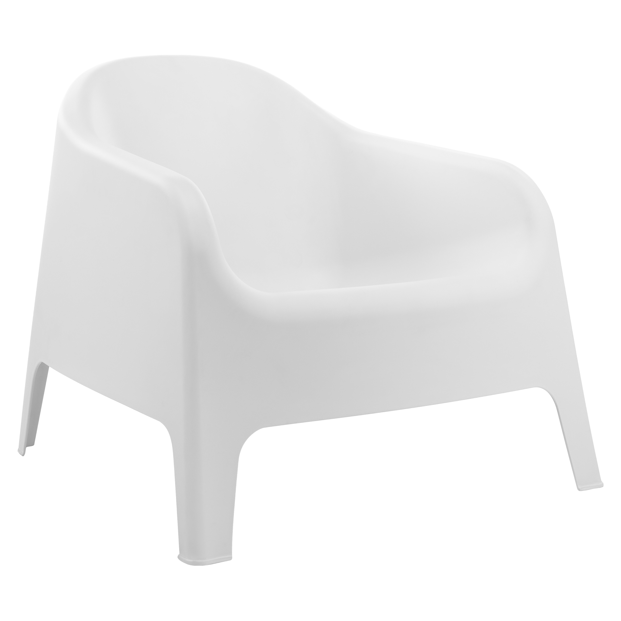 Toate Produsele - Scaun stivuibil, alb, plastic, SOKRA NEW