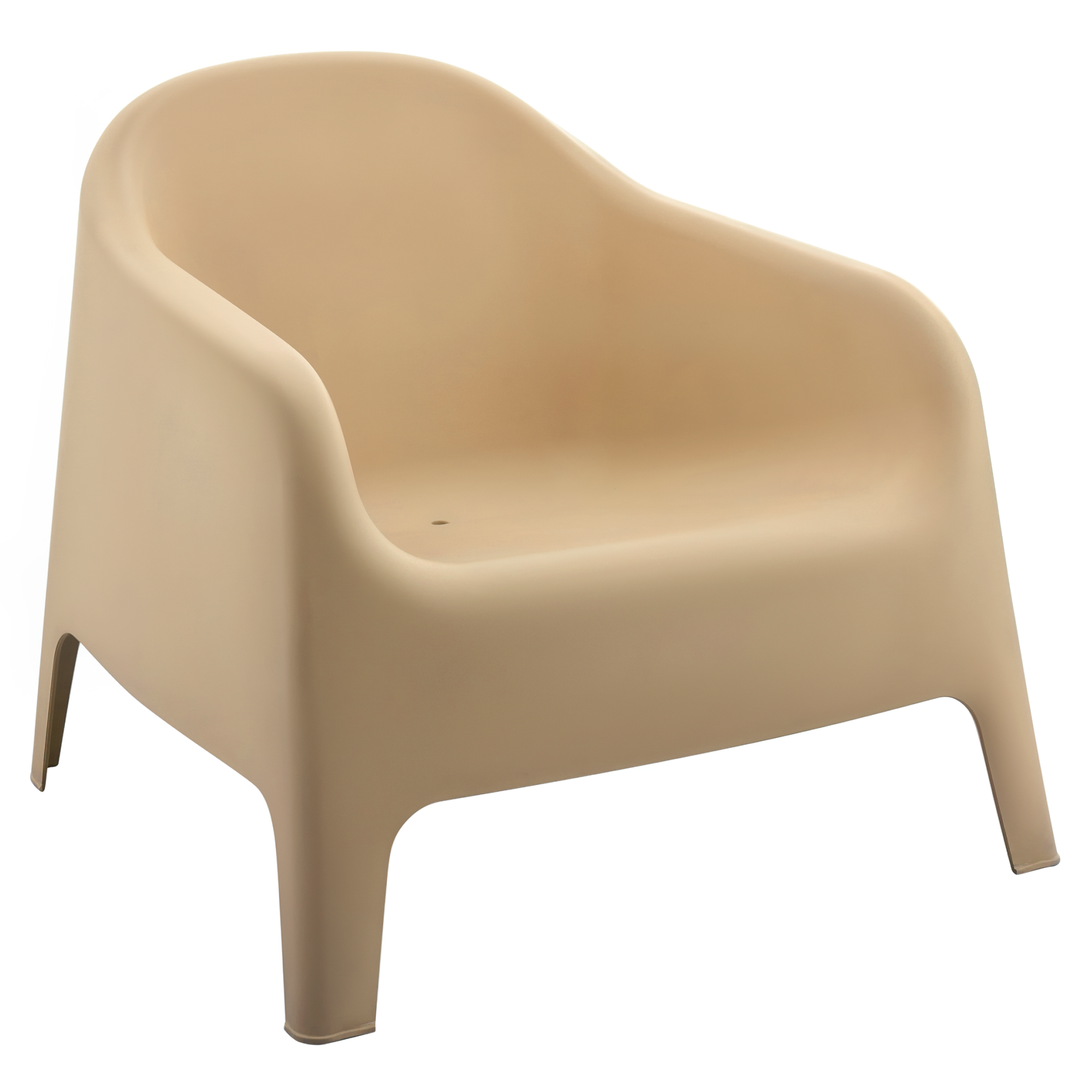 Scaun stivuibil, maro, plastic, SOKRA NEW [2]