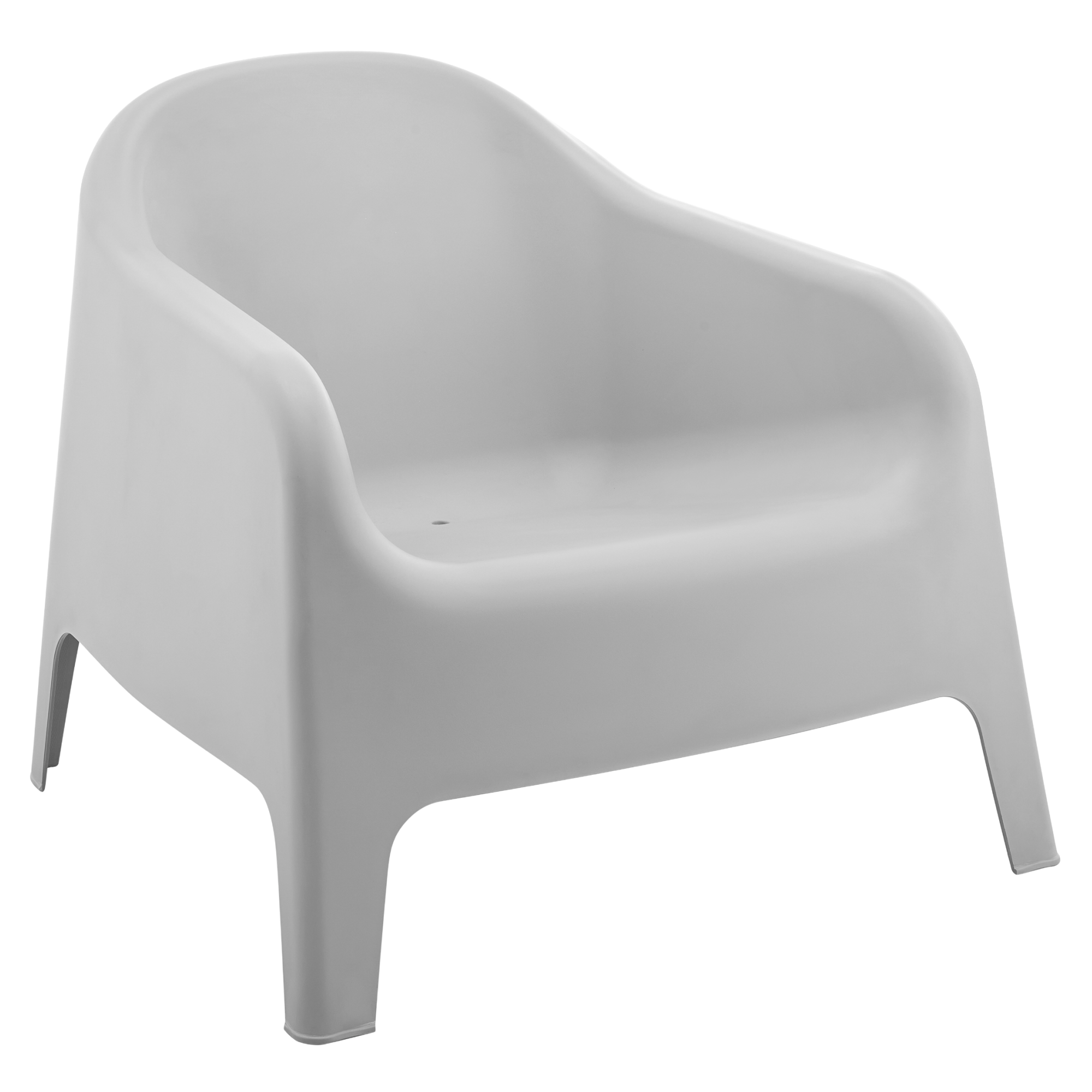 Scaun stivuibil, gri, plastic, SOKRA NEW [2]