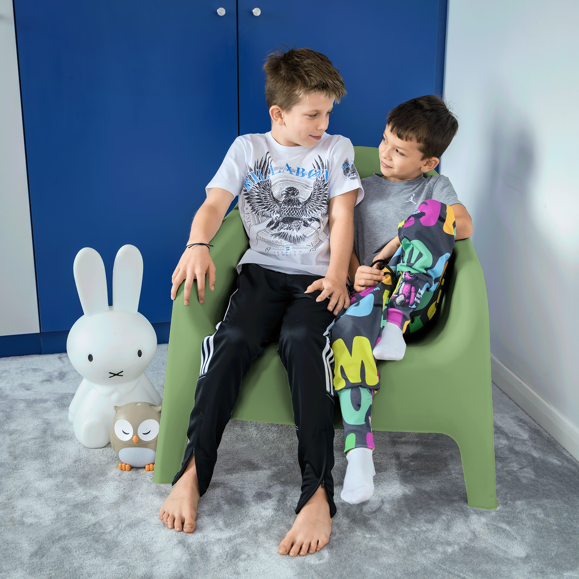 Scaun stivuibil, verde, plastic, SOKRA NEW [5]