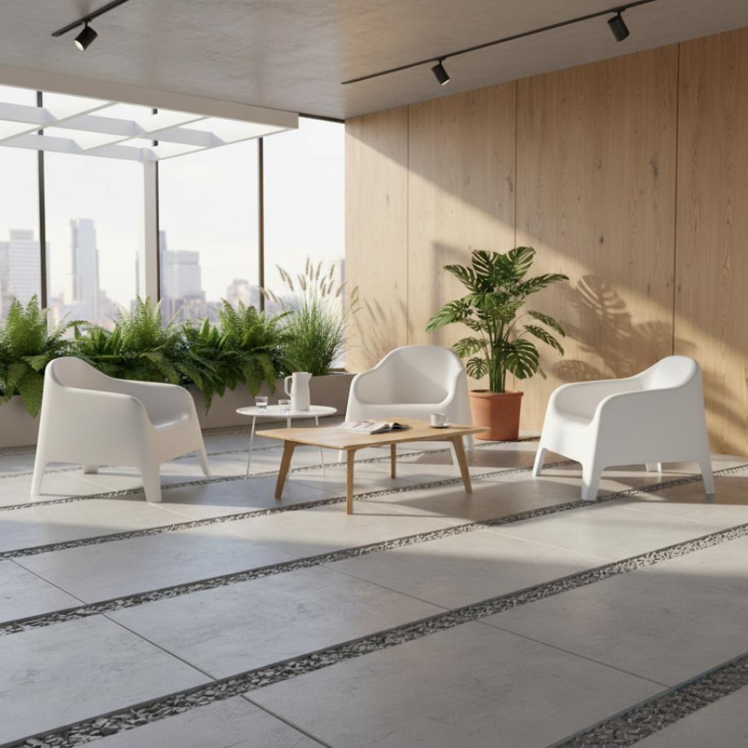 Scaun stivuibil, alb, plastic, SOKRA NEW [6]