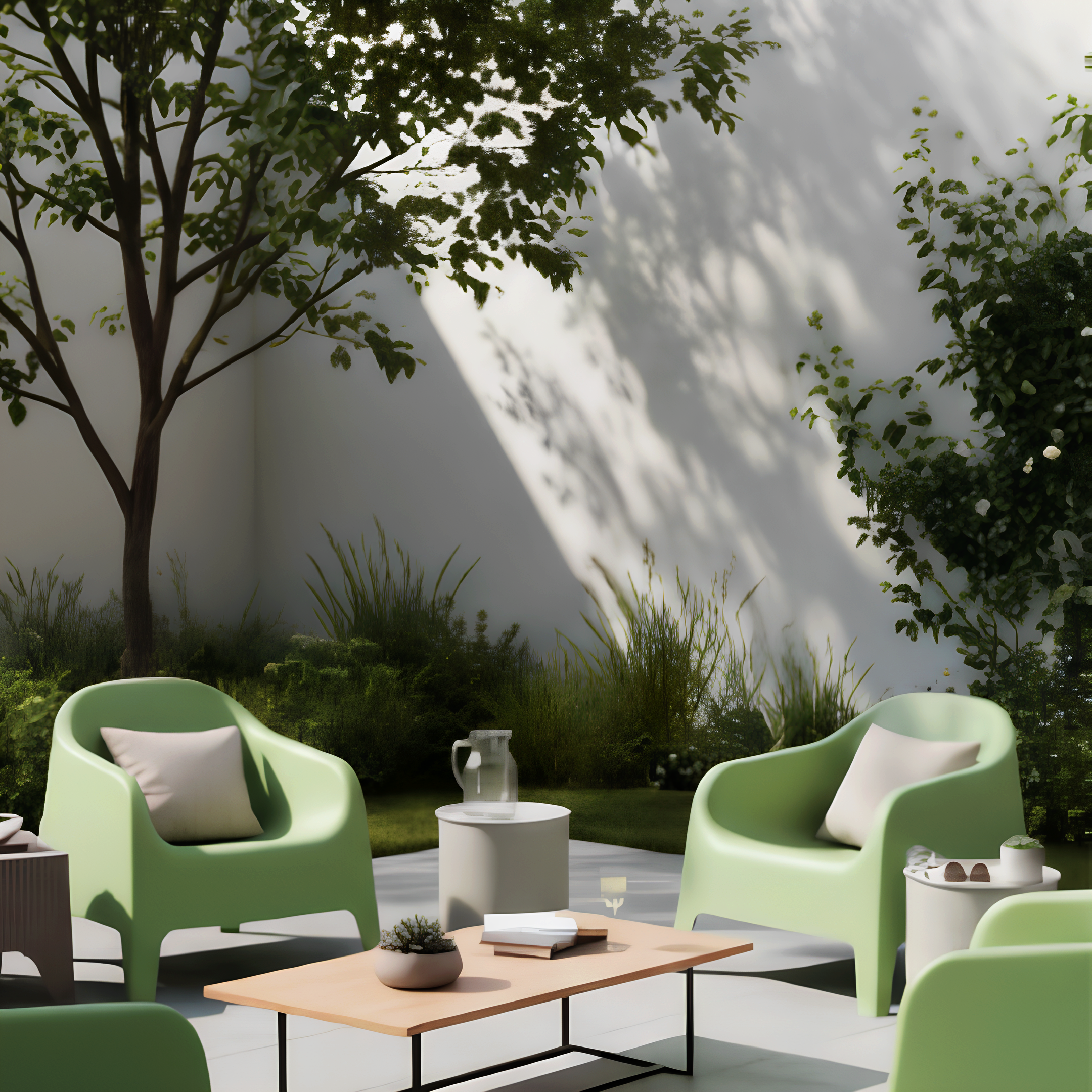 Scaun stivuibil, verde, plastic, SOKRA NEW [14]