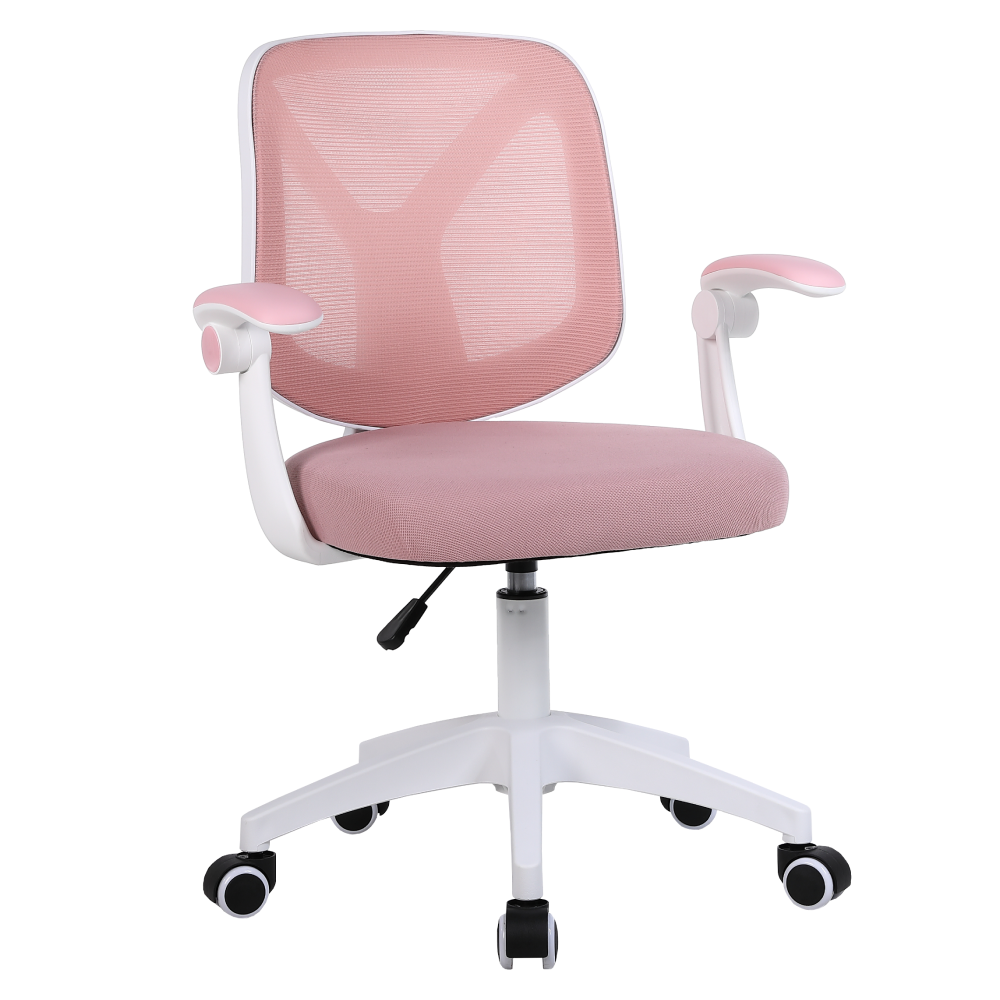 Scaun de birou, roz/alb, SOLARI [0]