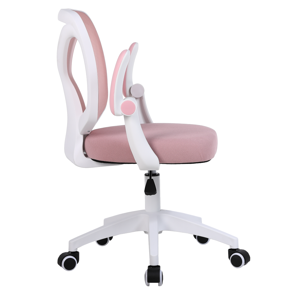 Scaun de birou, roz/alb, SOLARI [4]