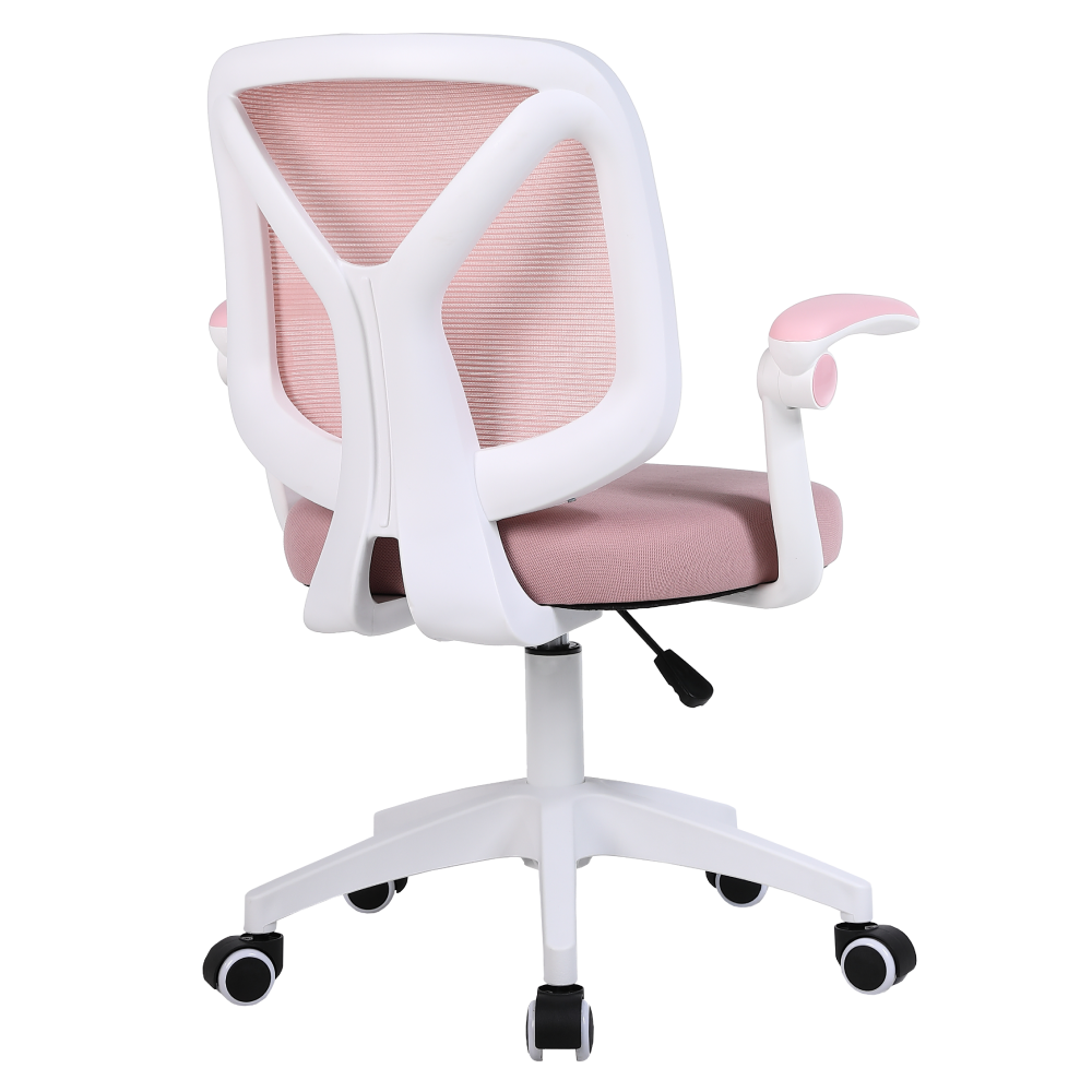 Scaun de birou, roz/alb, SOLARI [5]