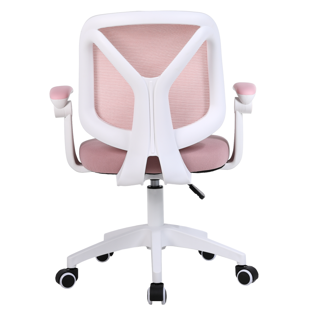 Scaun de birou, roz/alb, SOLARI [6]