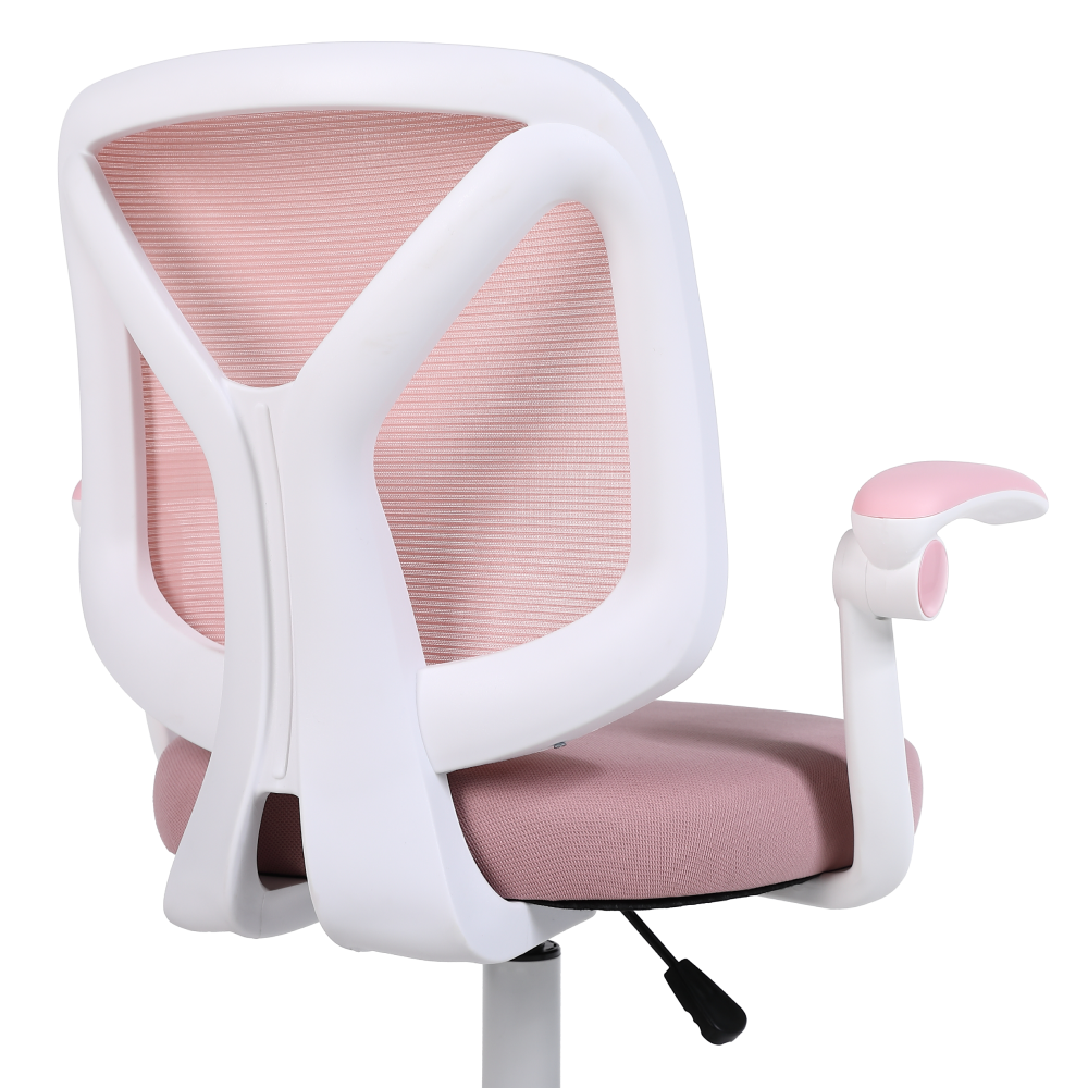 Scaun de birou, roz/alb, SOLARI [10]