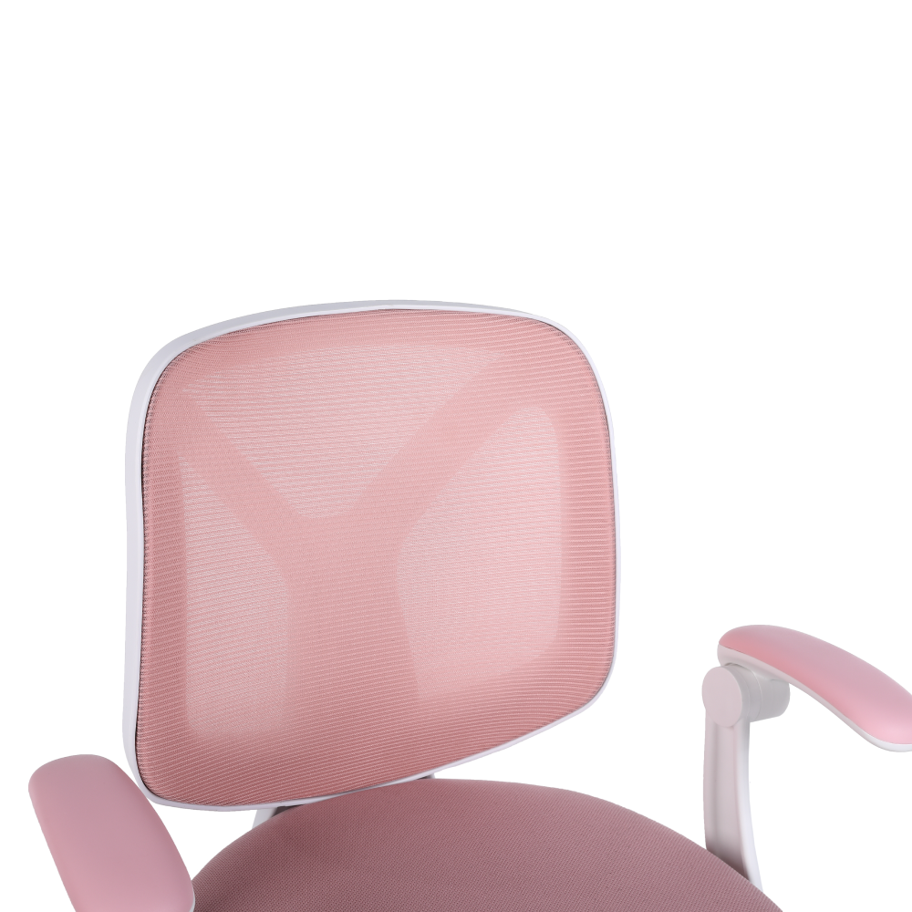 Scaun de birou, roz/alb, SOLARI [12]
