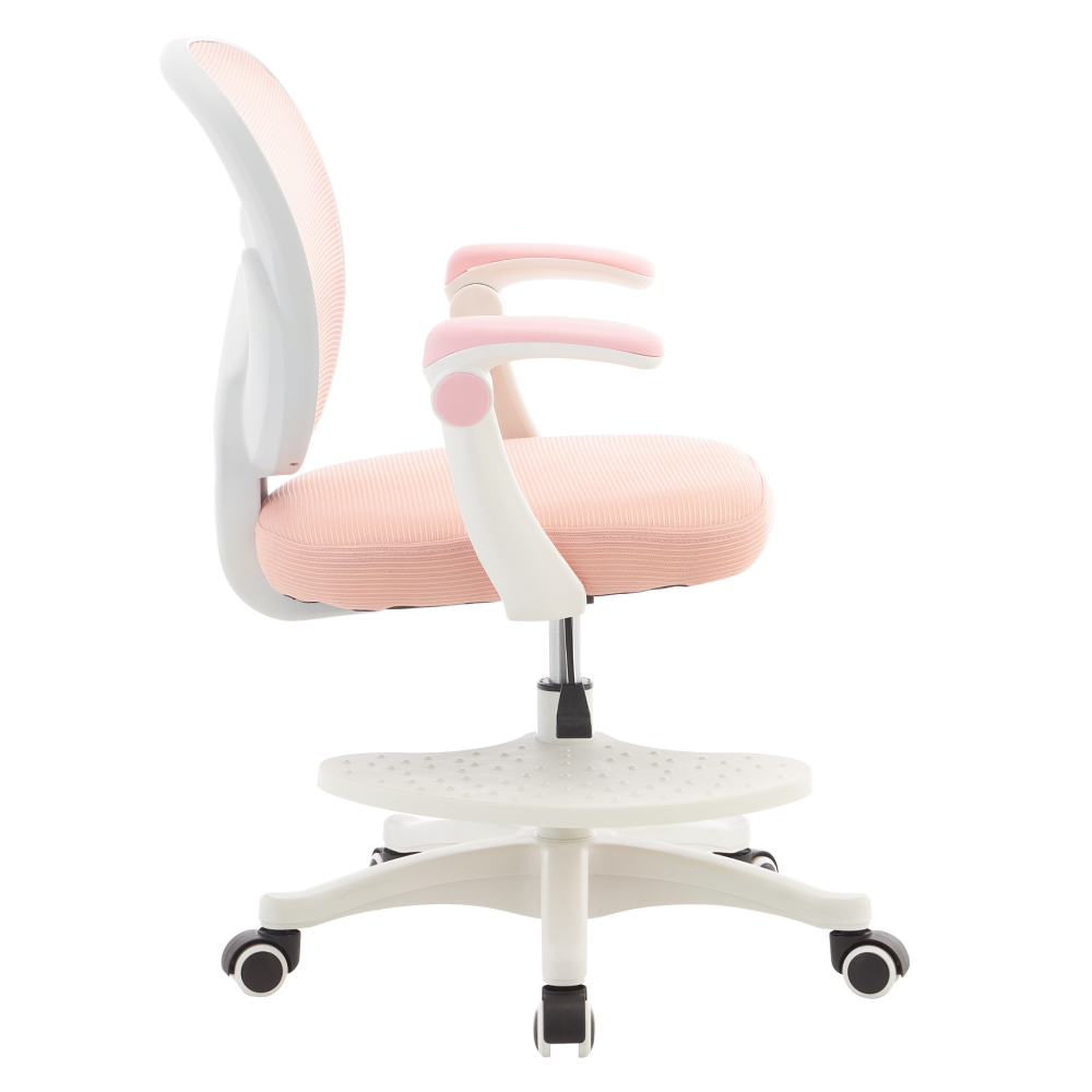 Scaun pivotant, roz/alb, TREXA [2]