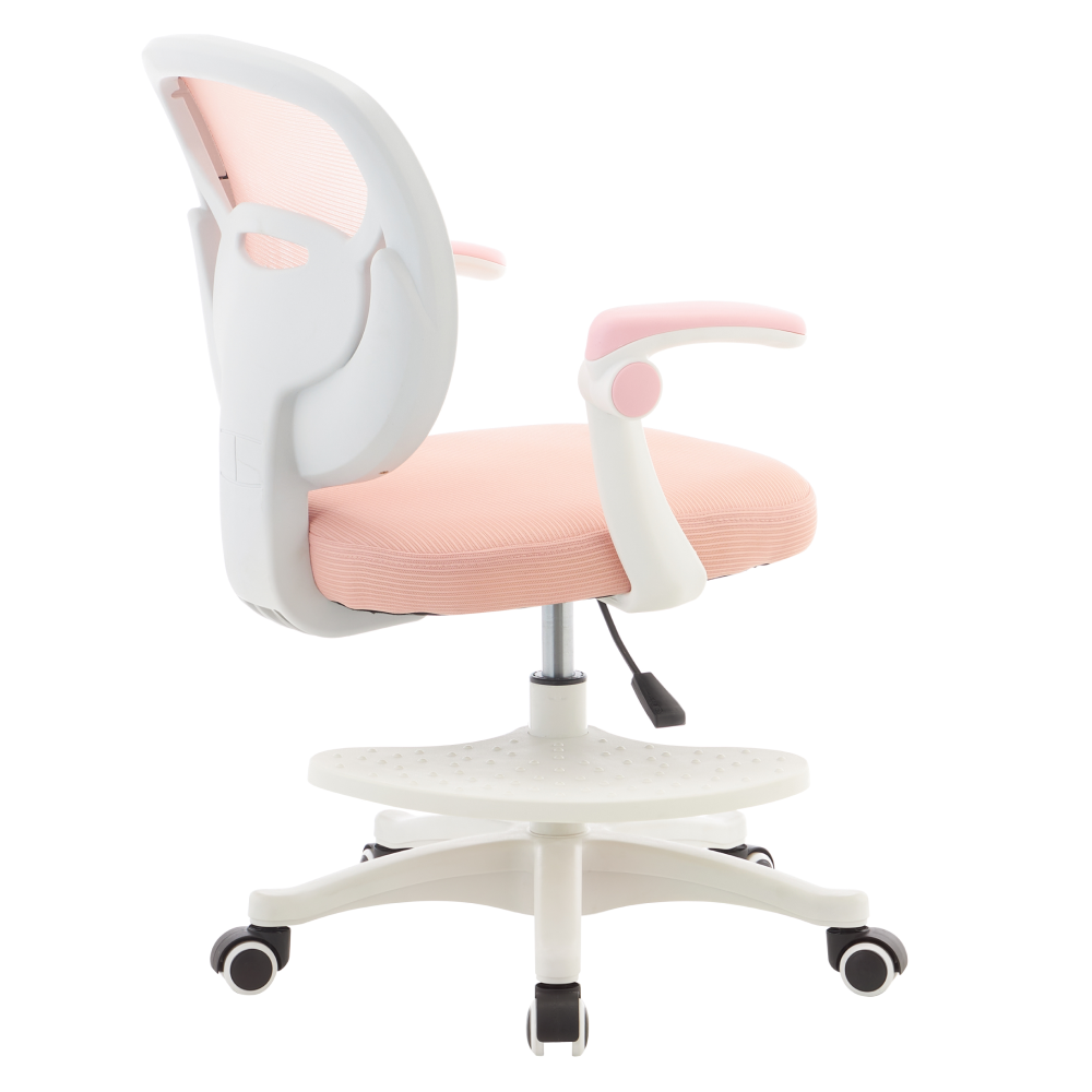 Scaun pivotant, roz/alb, TREXA [3]