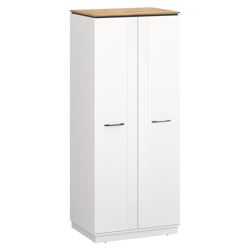 Dulap, alb/stejar evoke, VELIS 2D [7]