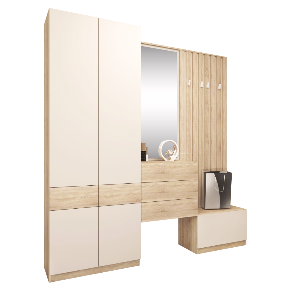 Cuier, stejar sonoma/caşmir, VERTIO WIE67 [3]