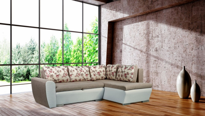 Coltar 255x185 cm  , cu lada depozitare , de dreapta sau stanga , diverse culori la comanda [2]