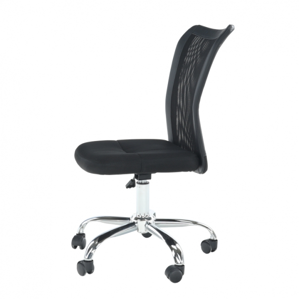 Scaun de birou ,directorial, mesh negru,suport cromat, reglabil,modern,Bortis [5]