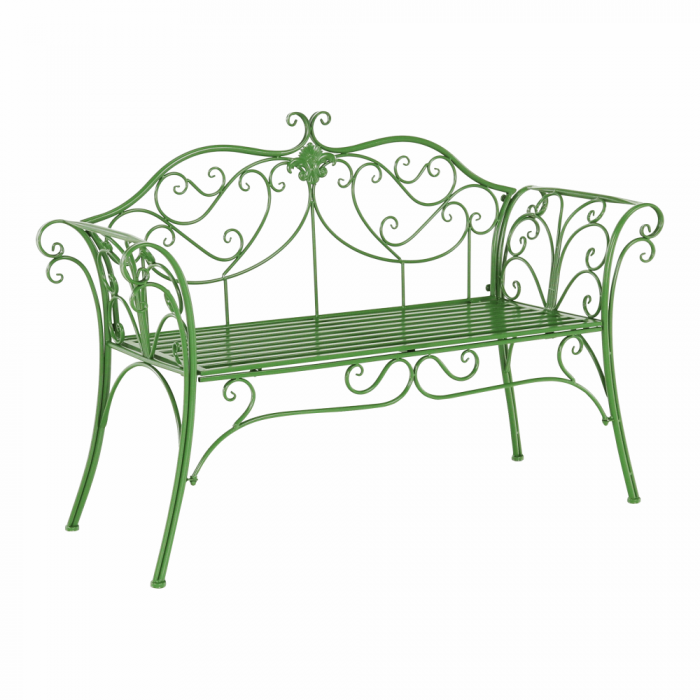 Bancă de grădină, verde,Bortis Impex [4]