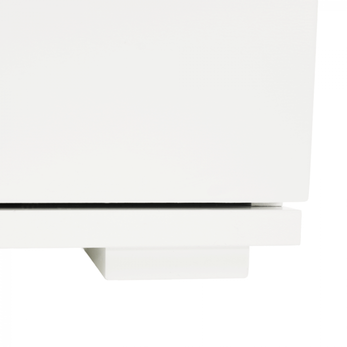 Pantofar bancuta, alb/gri, 60x45x30 cm, cu raft , usa rabatabila [8]