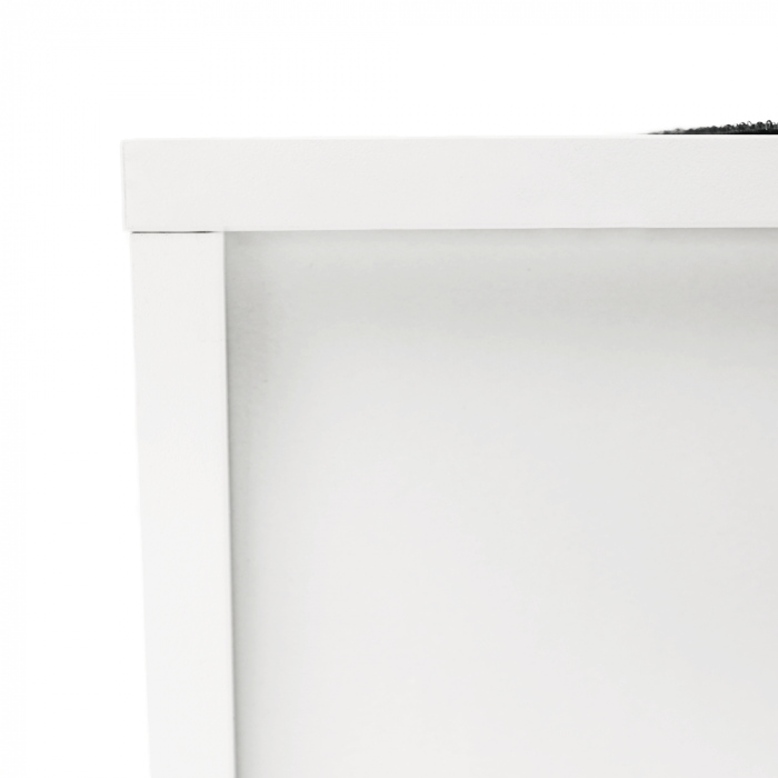 Pantofar bancuta, alb/gri, 60x45x30 cm, cu raft , usa rabatabila [12]