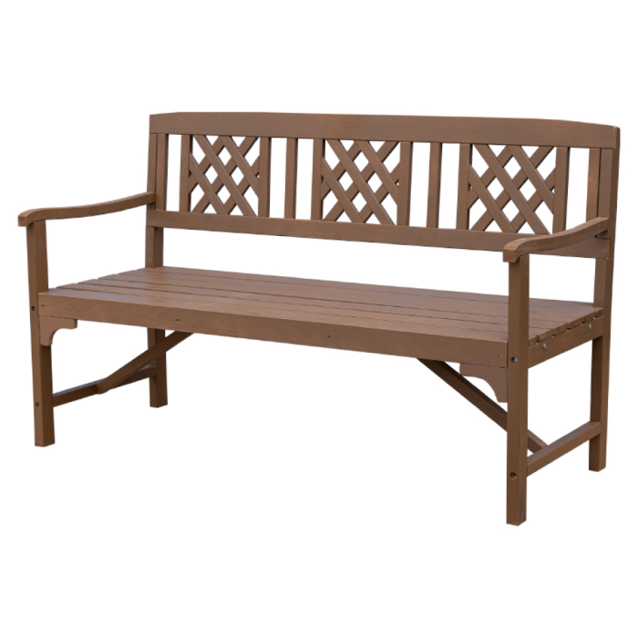 Bancă de grădină din lemn, maro, ENELA [5]