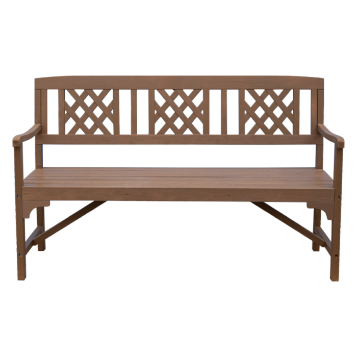 Bancă de grădină din lemn, maro, ENELA [4]