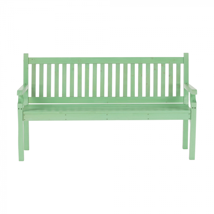 Bancă de grădină din lemn, neo mentă, 150 cm, KOLNA [10]