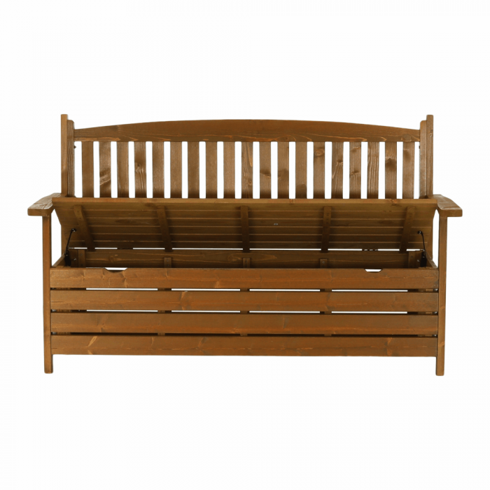 Bancă de grădină, maro, 150cm, AMULA [12]