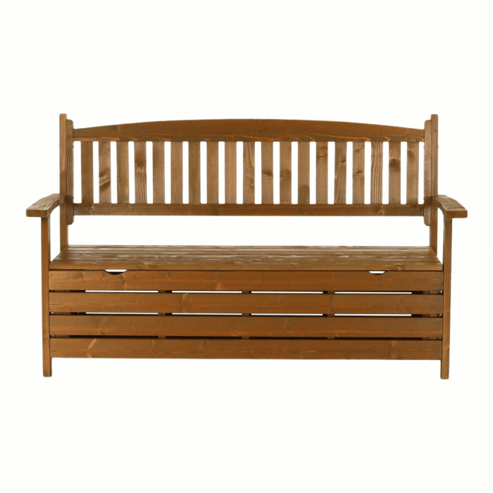 Bancă de grădină, maro, 150cm, AMULA [15]