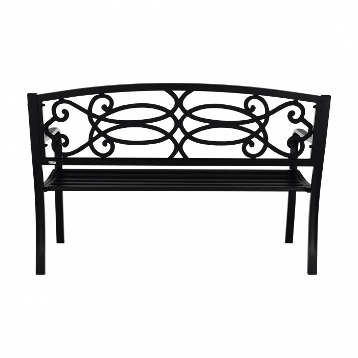 Bancă de grădină, neagră, VENDA [17]