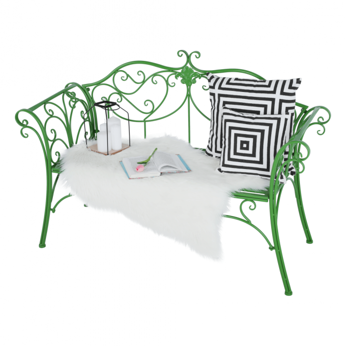 Bancă de grădină, verde, ETELIA [19]