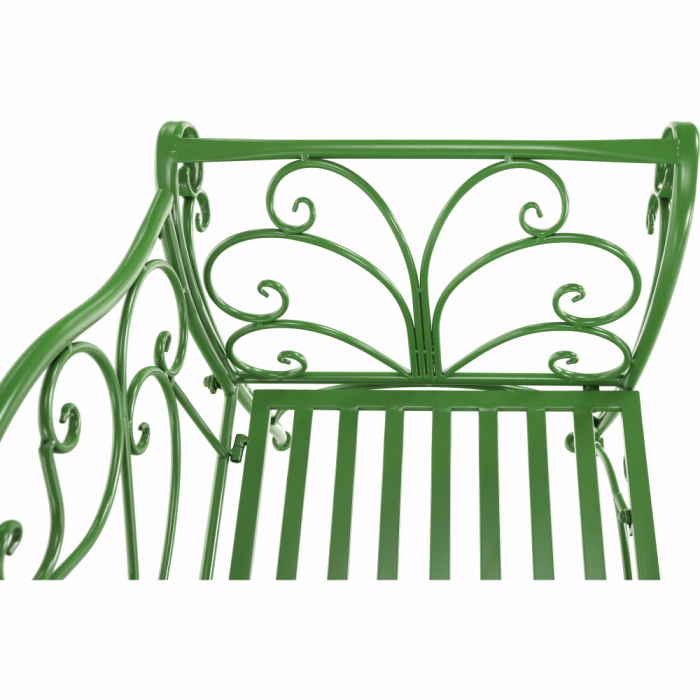 Bancă de grădină, verde, ETELIA [7]
