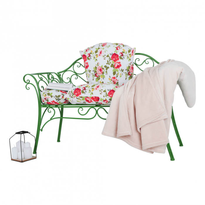 Bancă de grădină, verde, ETELIA [21]