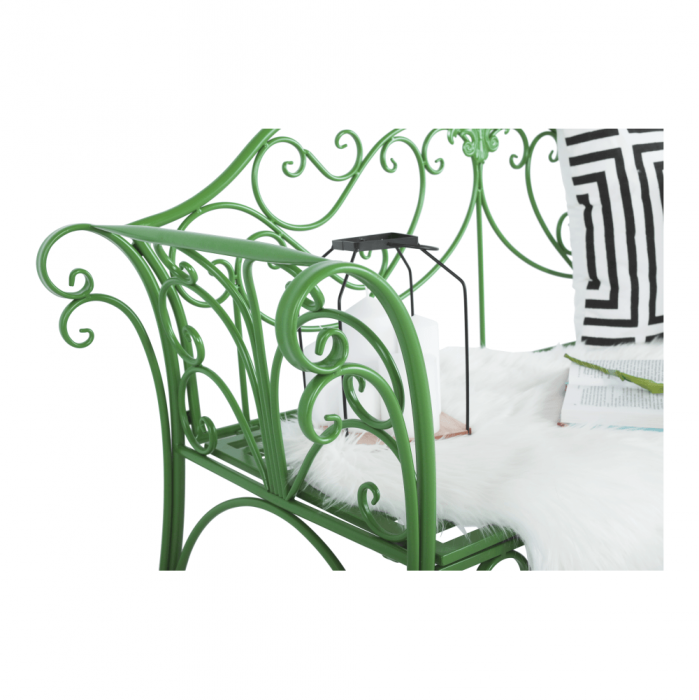 Bancă de grădină, verde, ETELIA [24]