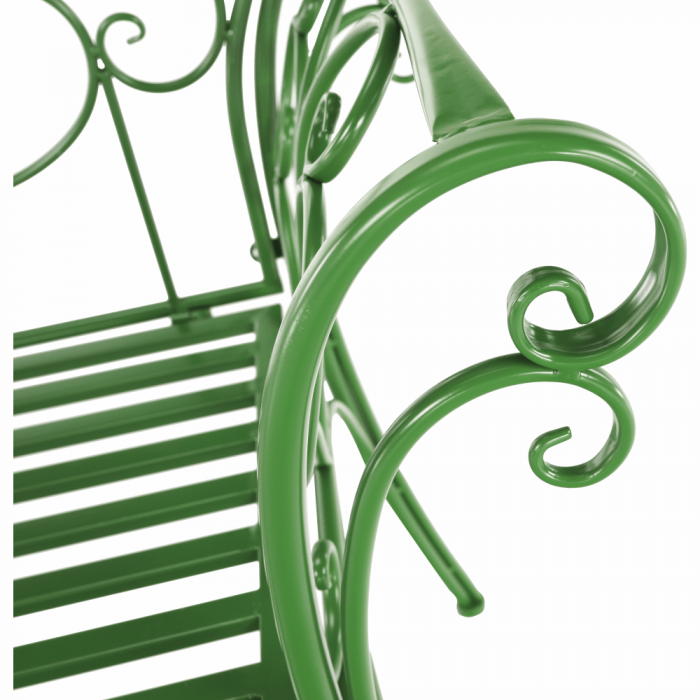 Bancă de grădină, verde, ETELIA [8]