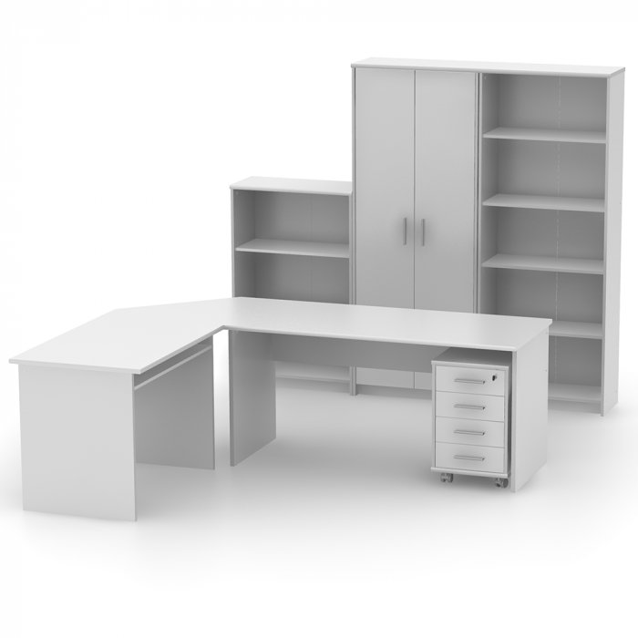 Biblioraft birou, stejar sonoma, JOHAN 2 NEW 03 [4]