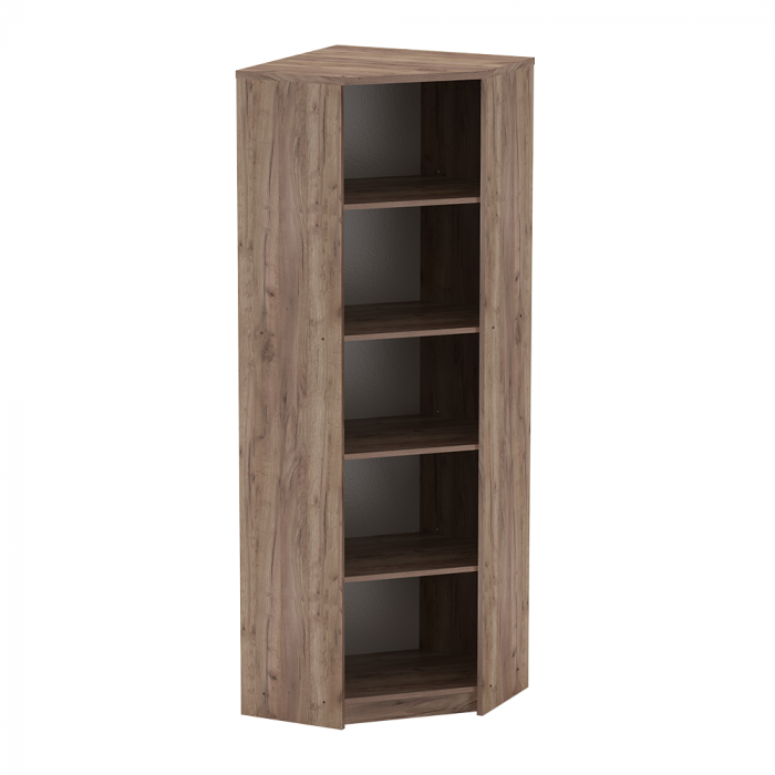 Biblioraft de colţ, kraft dunkel/alb, JOHAN 2 NEW 09 [1]