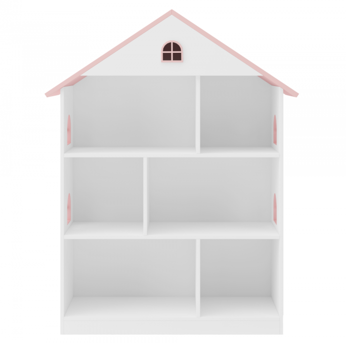 Bibliotecă pentru copii, alb/roz, MAISON TYP 1 [3]