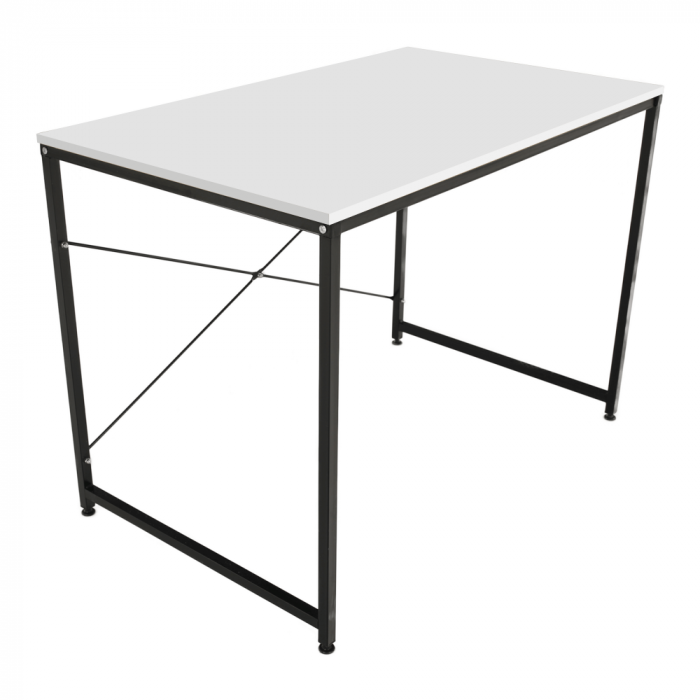 Birou, alb/negru, 120x60 cm, MELLORA [4]