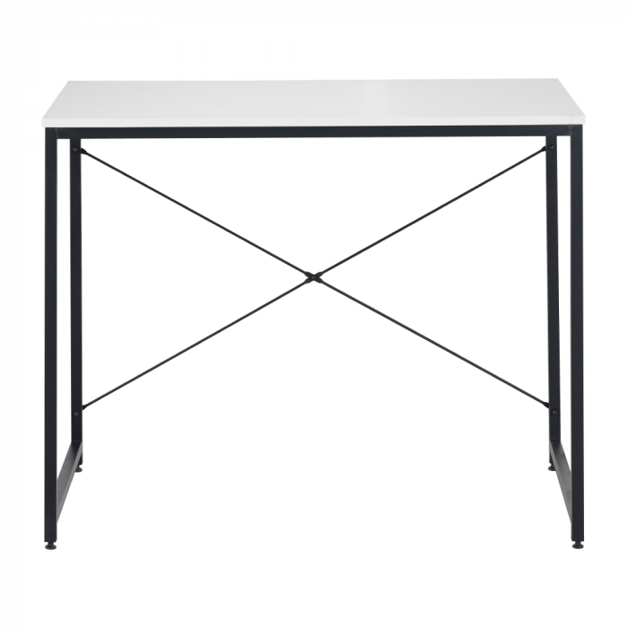Birou, alb/negru, 90x60 cm, MELLORA [2]