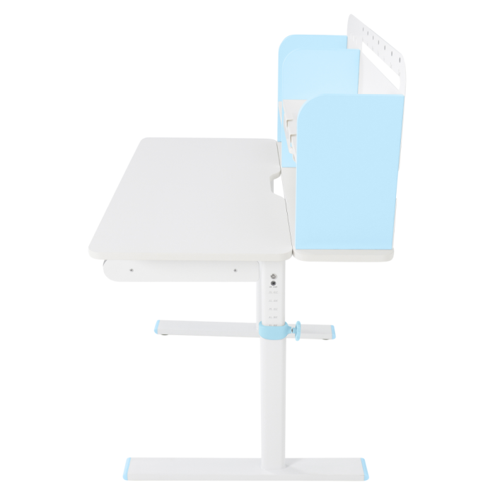 Birou crescător, albastru/alb, ADAN [18]