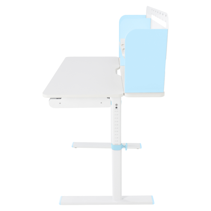 Birou crescător, albastru/alb, ADAN [24]