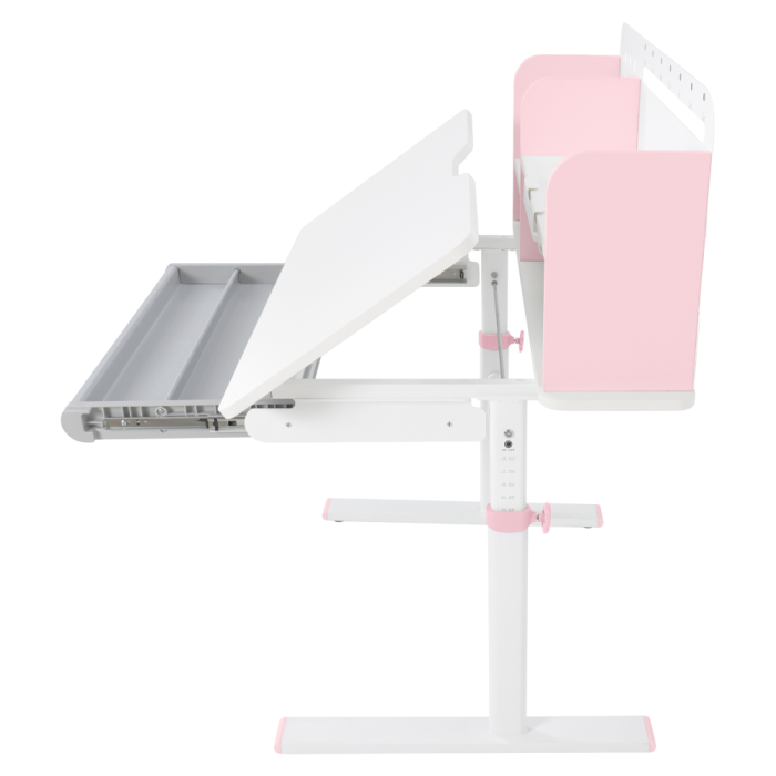Birou crescător, roz/alb, ADAN [20]
