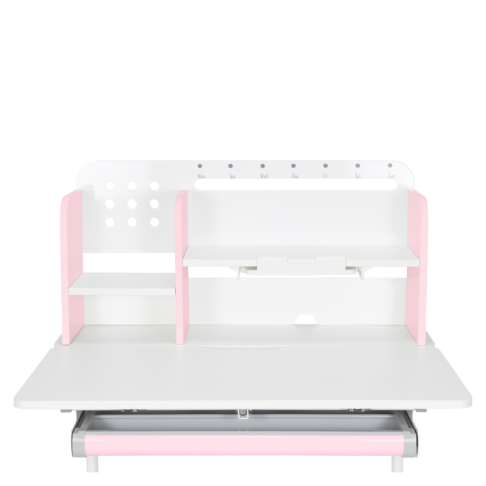 Birou crescător, roz/alb, ADAN [25]