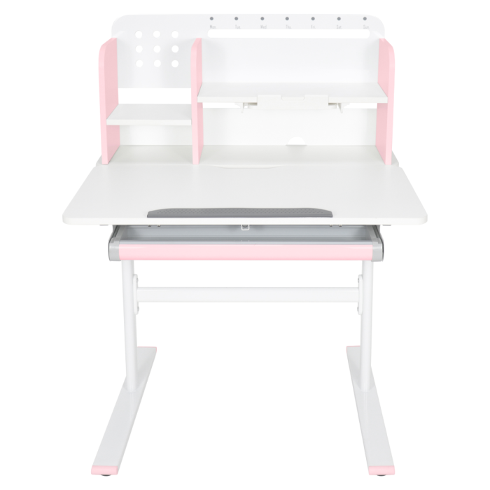 Birou crescător, roz/alb, ADAN [9]