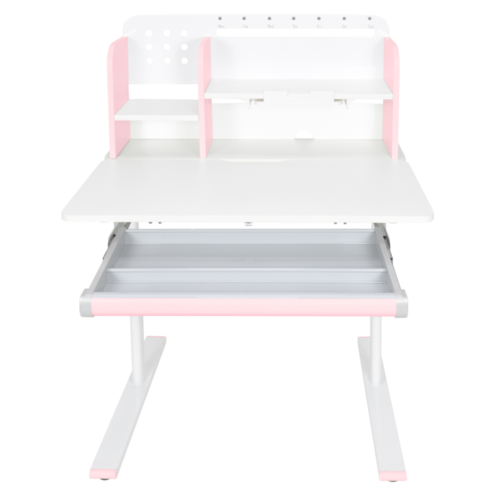 Birou crescător, roz/alb, ADAN [14]