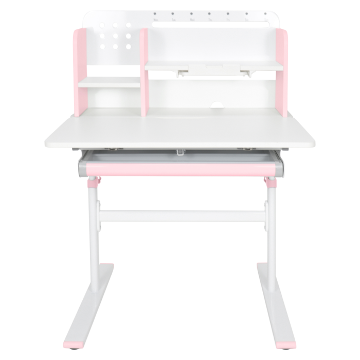 Birou crescător, roz/alb, ADAN [11]