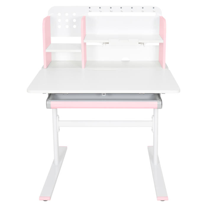 Birou crescător, roz/alb, ADAN [10]