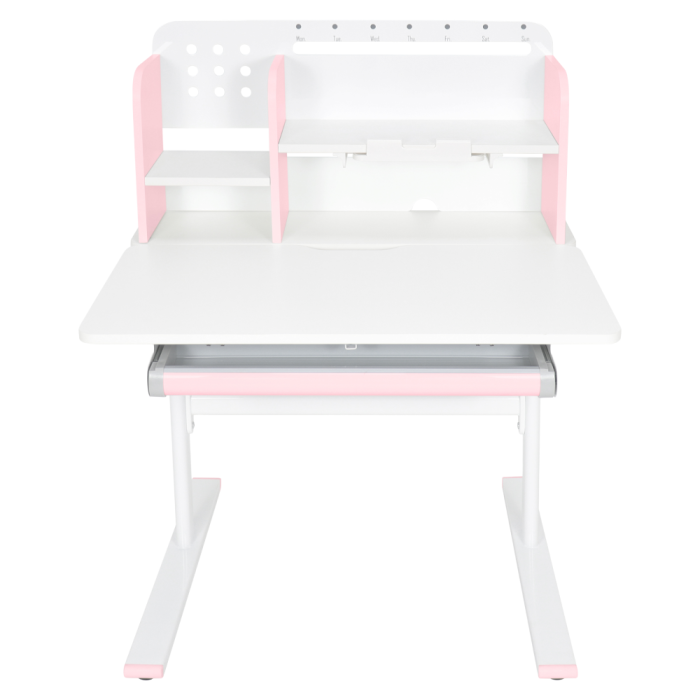 Birou crescător, roz/alb, ADAN [16]