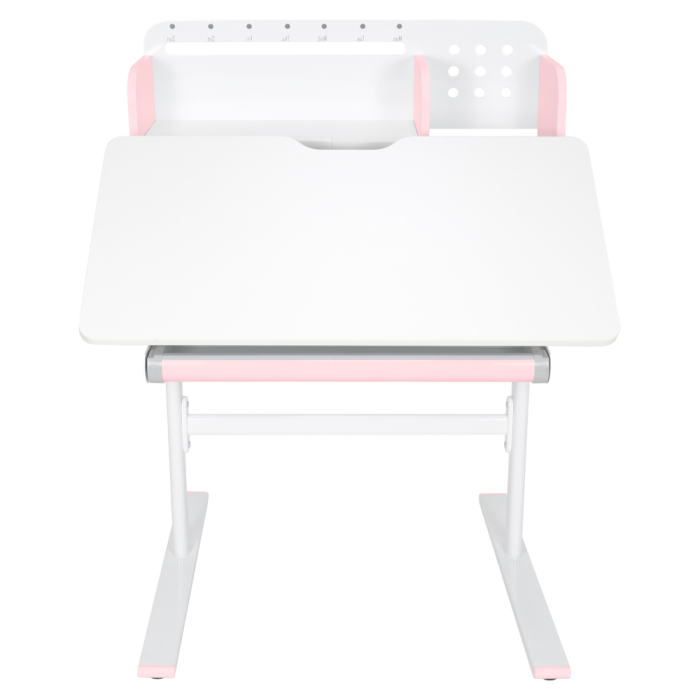 Birou crescător, roz/alb, ADAN [12]