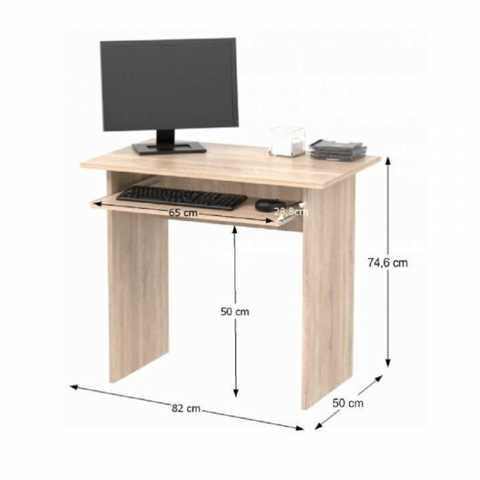 Birou PC, stejar sonoma,Bortis Impex [2]