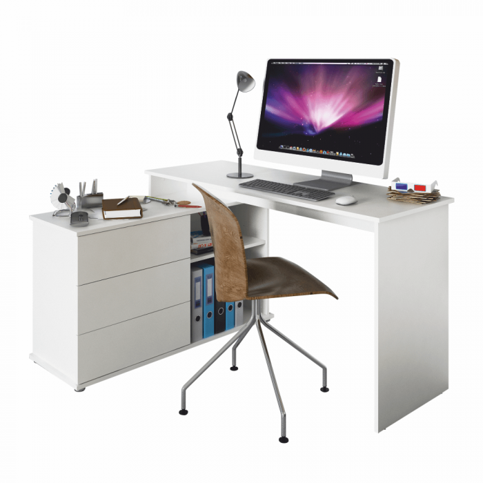 Birou pe colt universal S/D ,3 culori la alegere [2]