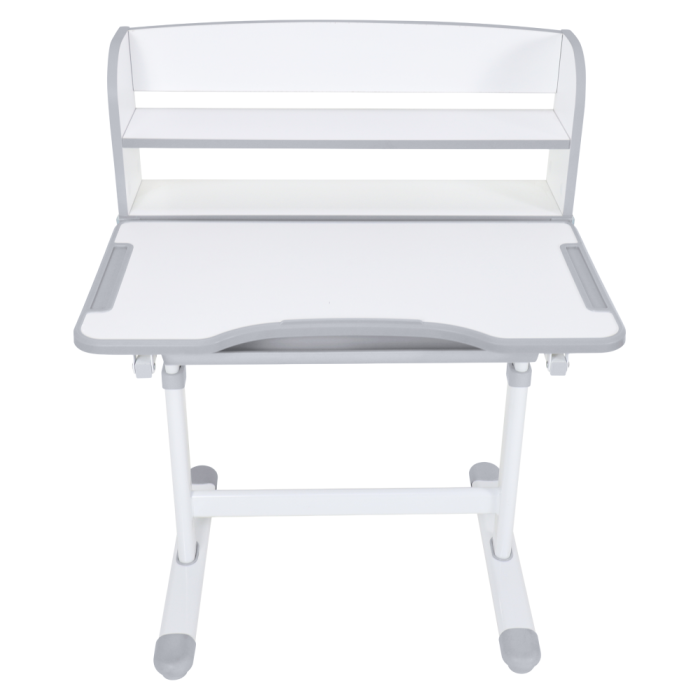 Birou şi scaun crescător, gri/alb, set ZION [23]